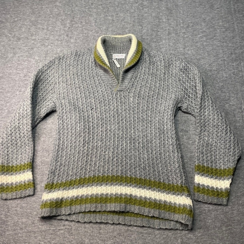 Vintage Towne And King Wool Sweater Womens California Medium Virgin Shawl Neck
